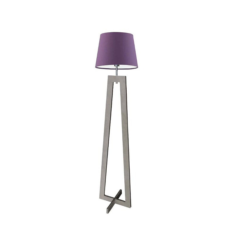 Lampadaire KOS E27 - gris / violet 