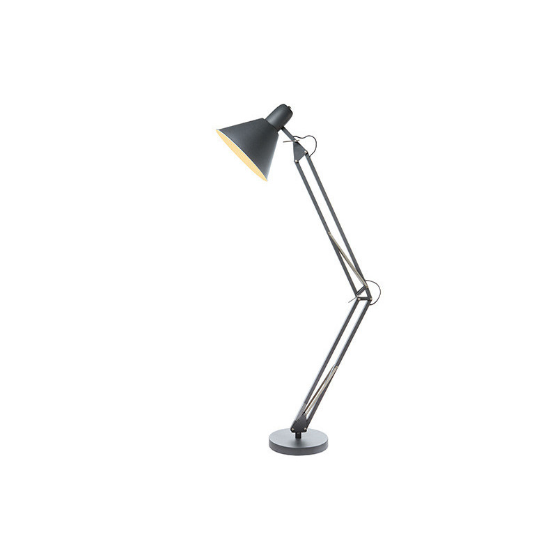 Lampadaire KIPSAR E27 60W gris 