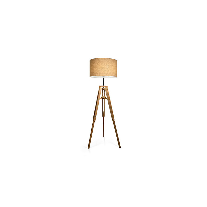 Lampadaire KLIMT PT1 E27 bois / beige 