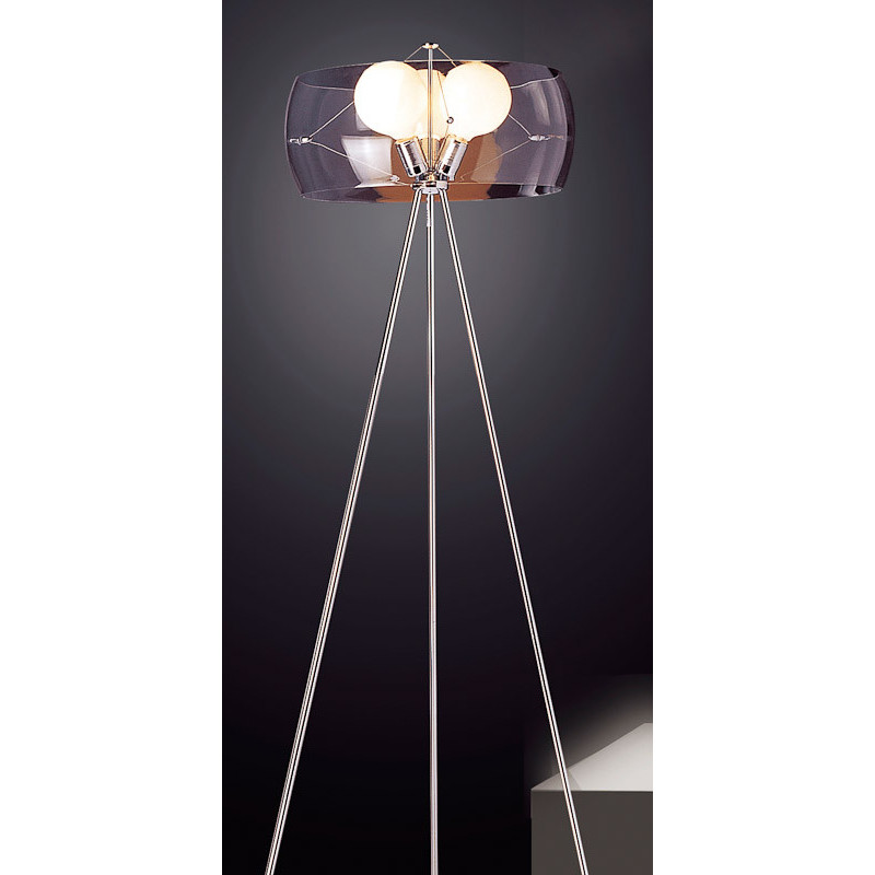 Lampadaire KOMA 3xE27 - chrome 