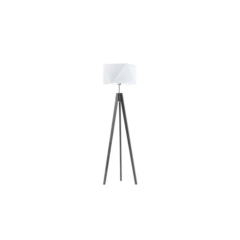 Lampadaire LAGOS E27 - gris / blanc 