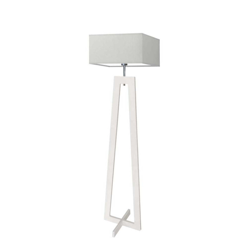 Lampadaire JAWA E27 - blanc / gris 