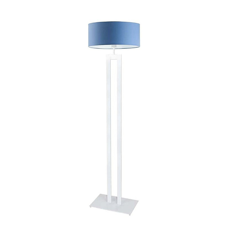 Lampadaire KALIFORNIA E27 - blanc / bleu 