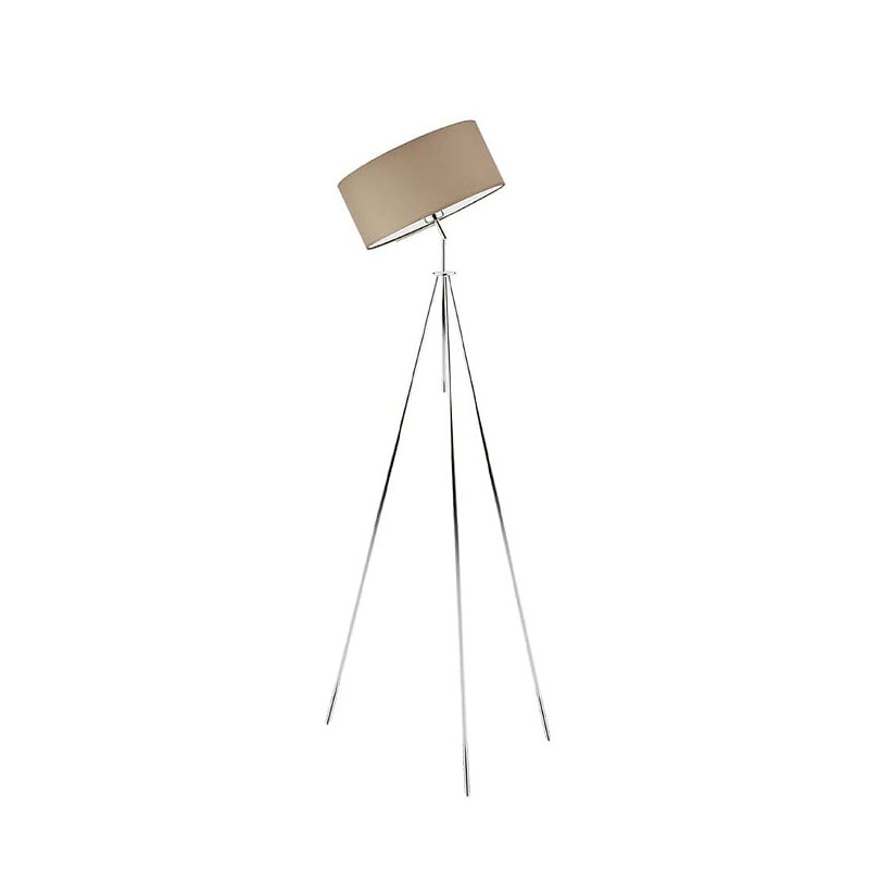 Lampadaire MALMO E27 - chrome / beige 