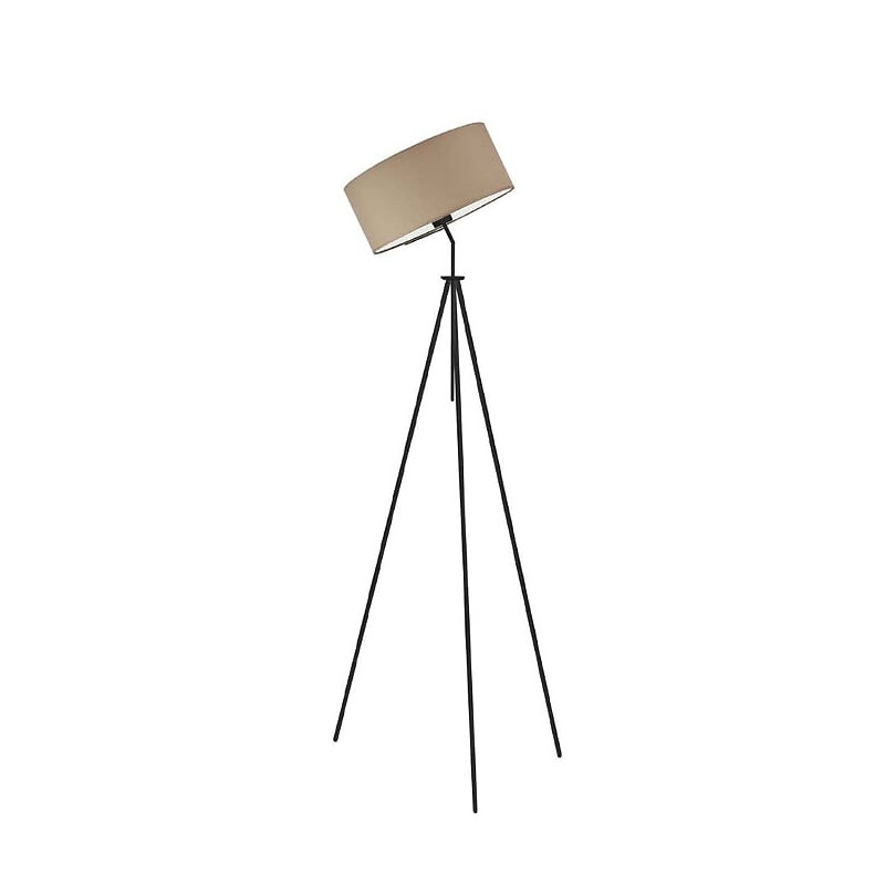 Lampadaire MALMO E27 - noir / beige 