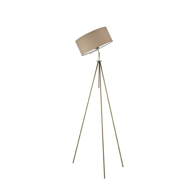 Lampadaire MALMO E27 - or / beige 