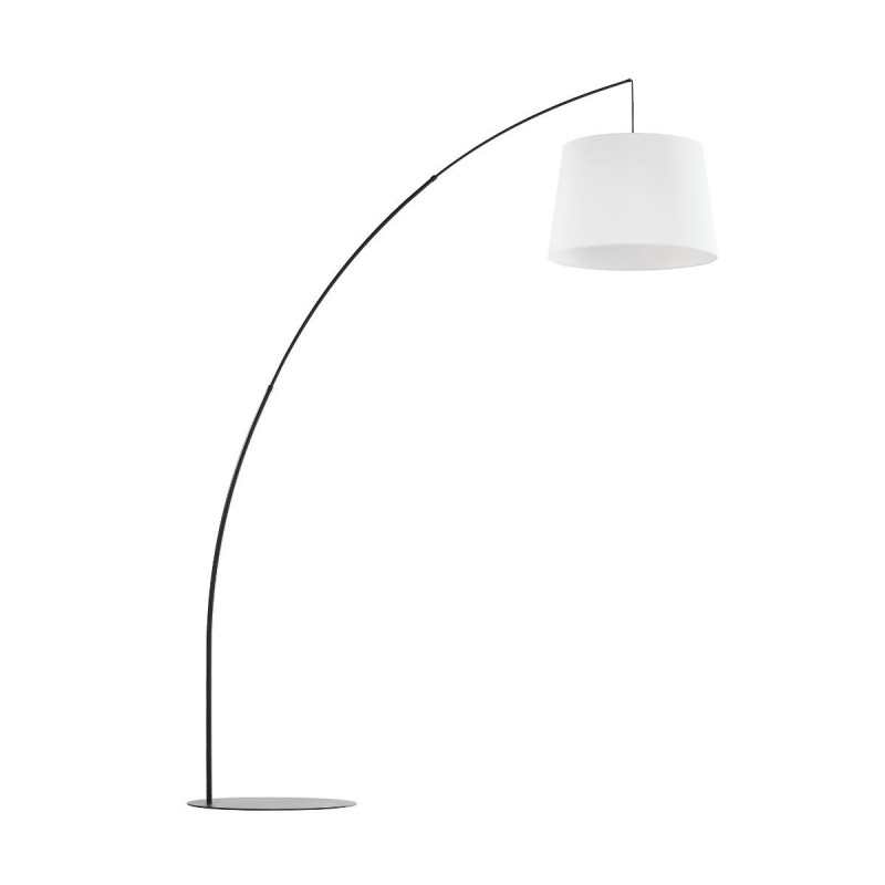 Lampadaire MANGRI E27 - noir / blanc 