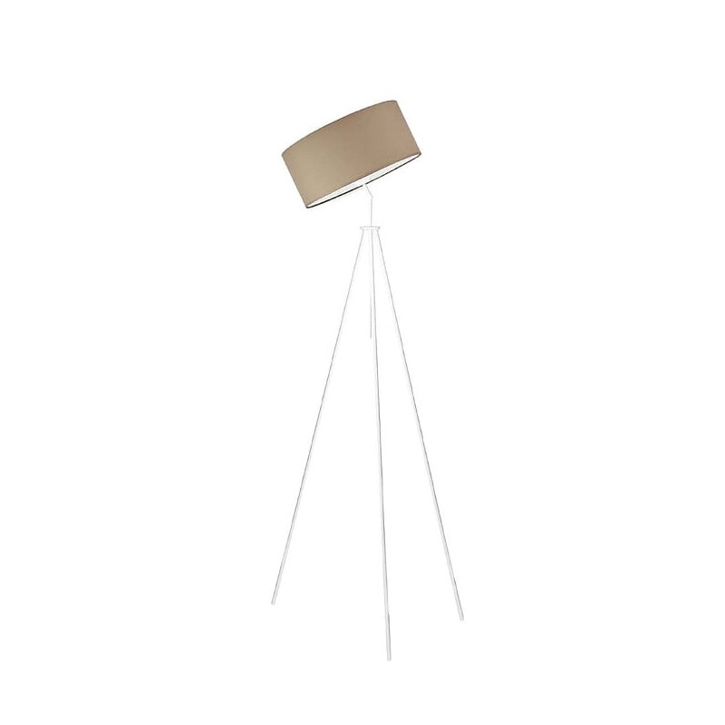 Lampadaire MALMO E27 - blanc / beige 