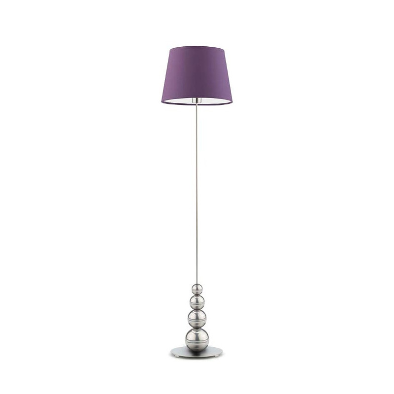 Lampadaire LIZBONA E27 - argent / violet 