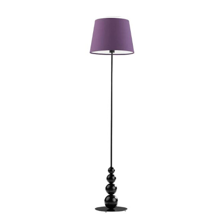 Lampadaire LIZBONA E27 - noir / violet 