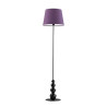 Lampadaire LIZBONA E27 - noir / violet 