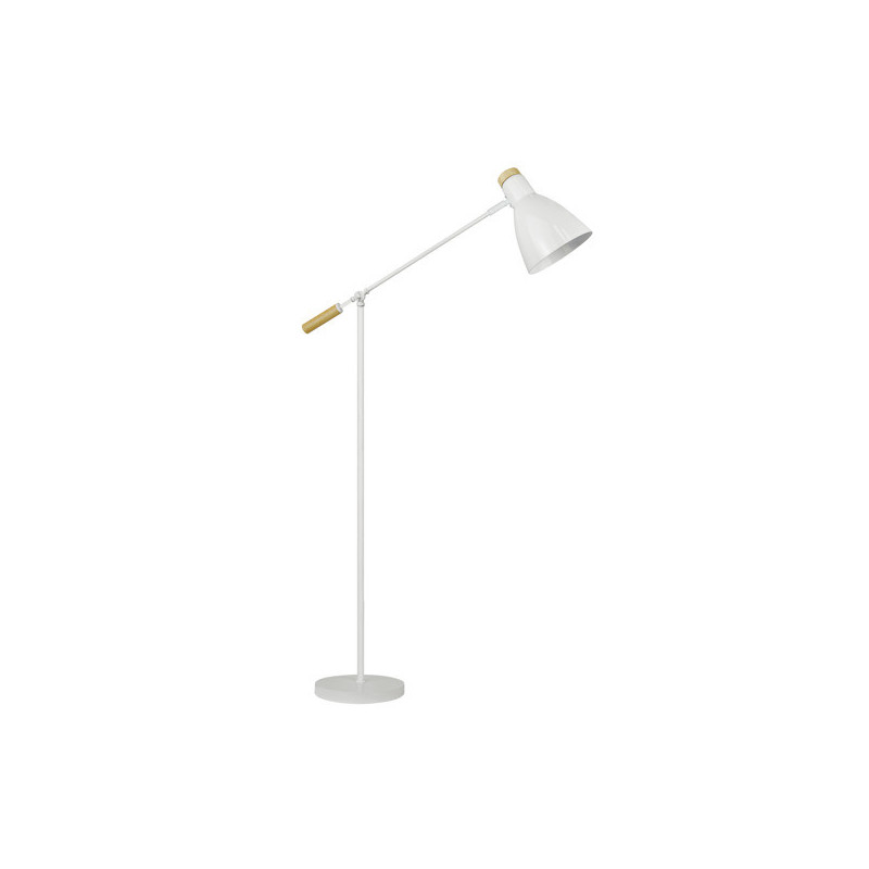 Lampadaire Action JOSE 1xE27 blanc 