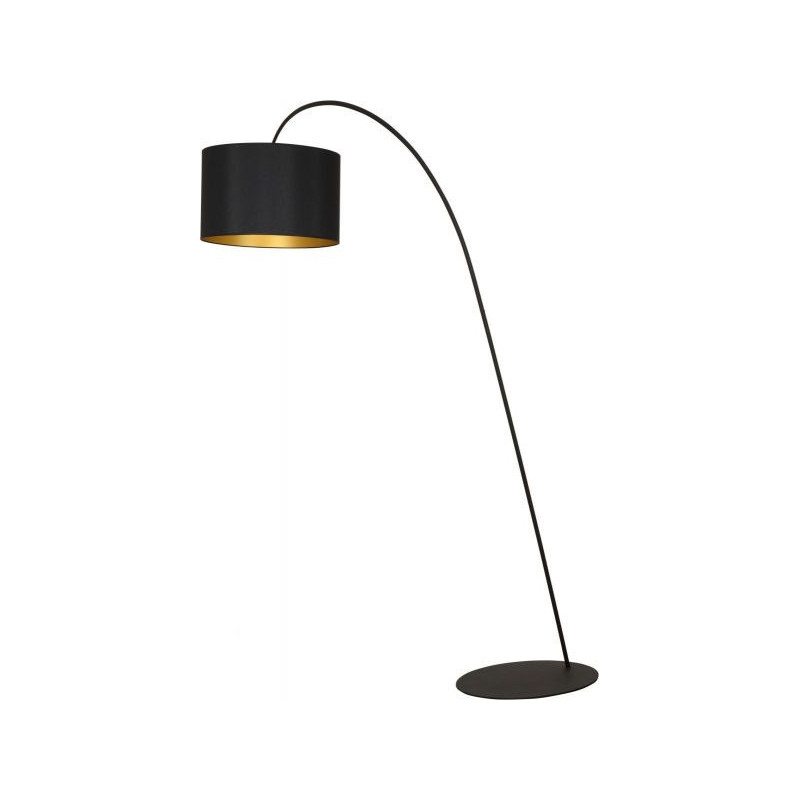 Lampadaire ALICE E27 - noir / or 