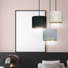 Lampe SuspendueHILDE ROUND MIX 3xE27 design - multicolore / or