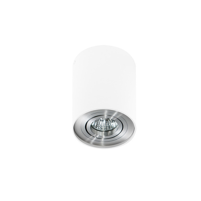 Downlight NT orientable BROSS 1 GU10 IP20 - blanc / alu 