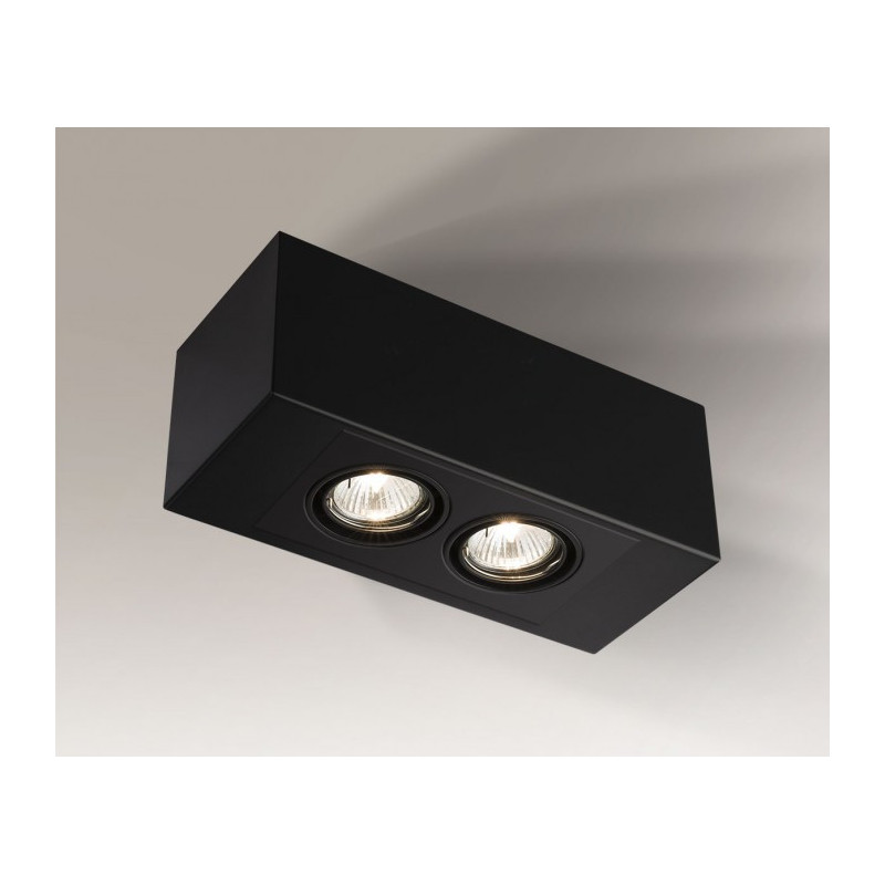 Downlight SETO H 2xGU10 - noir 