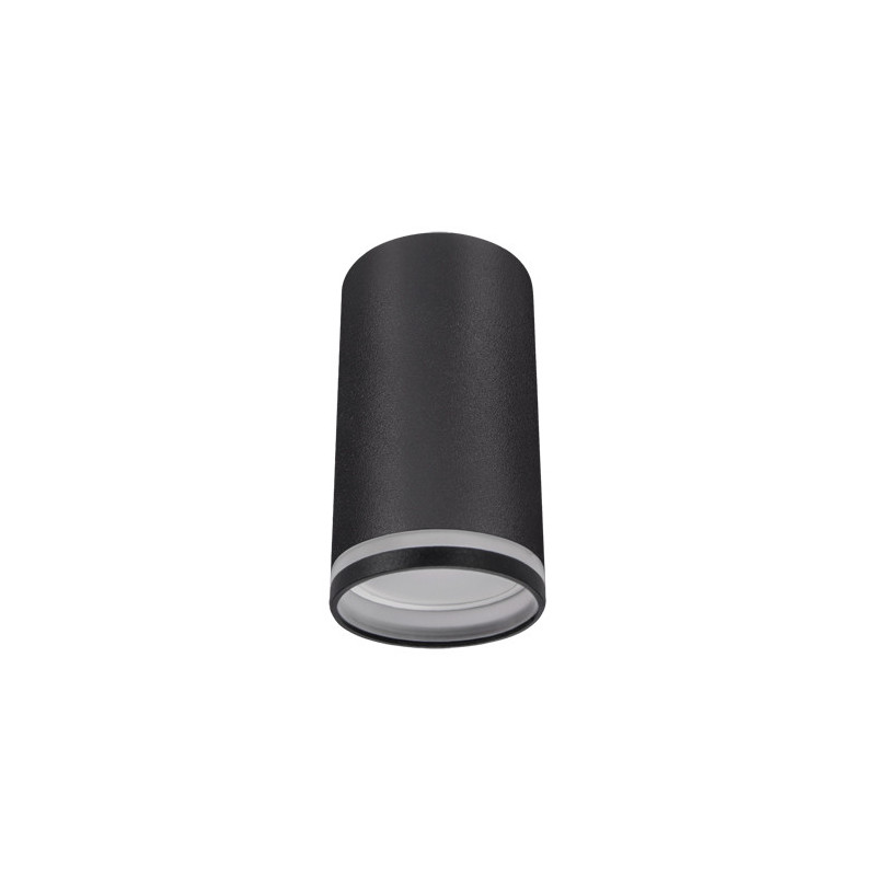 Downlight tube rond ZULA GU10 noir 