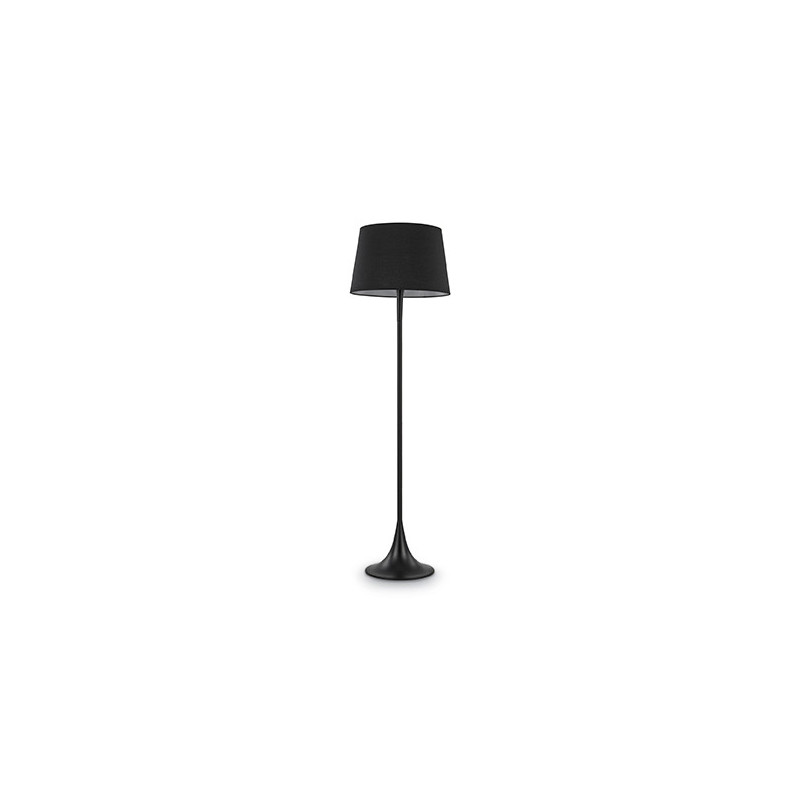 Lampadaire LONDON PT1 E27 noir / noir 