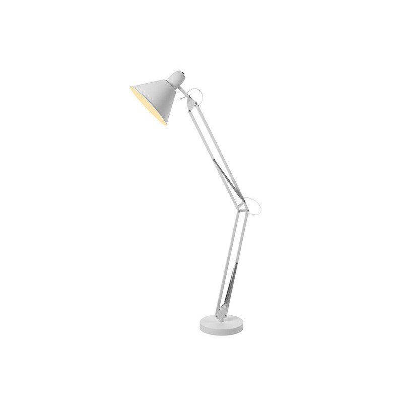 Lampadaire KIPSAR E27 60W blanc 