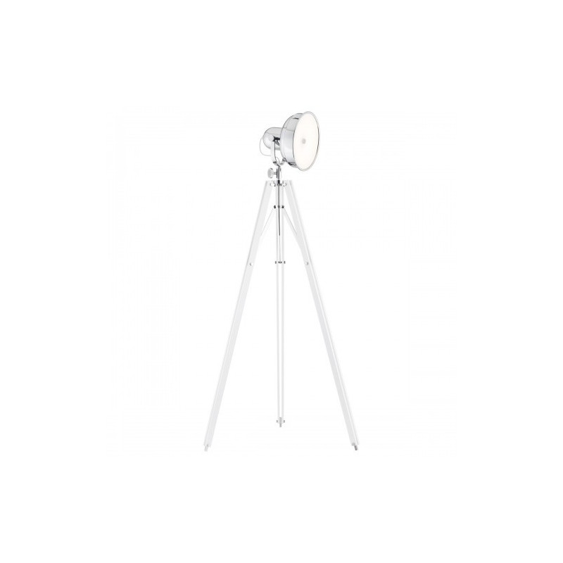 Lampadaire PHOTO LED 11W 3000K - blanc / chrome 