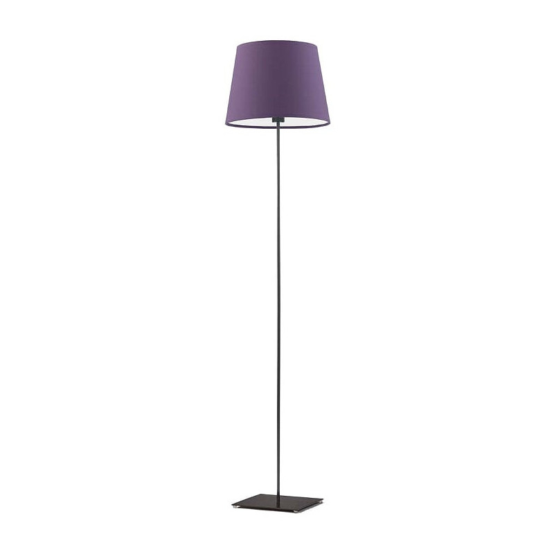 Lampadaire PALERMO E27 - noir / violet 