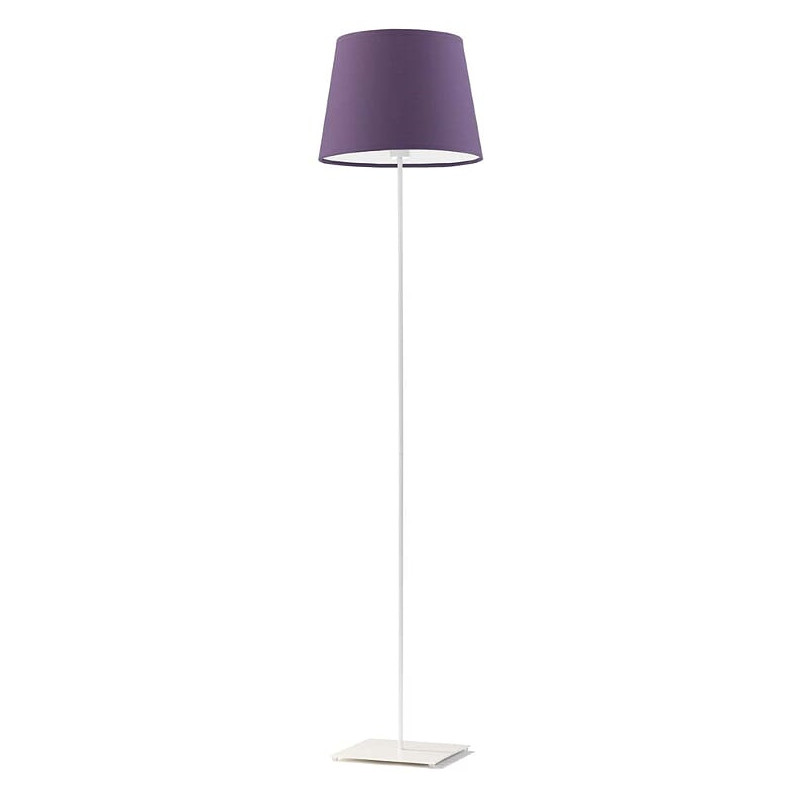 Lampadaire PALERMO E27 - blanc / violet 