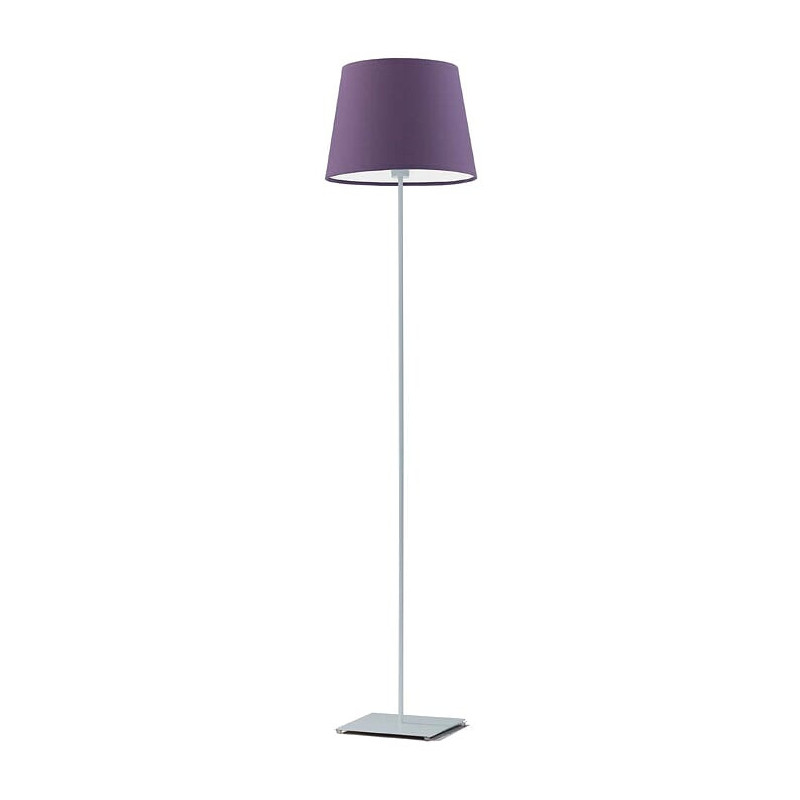 Lampadaire PALERMO E27 - argent / violet 