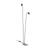 Lampadaire MONO 2xGU10 - noir / laiton 