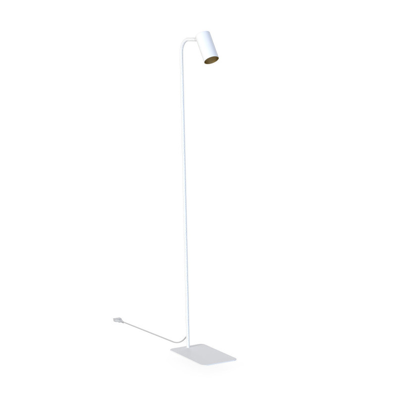 Lampadaire MONO GU10 - blanc / laiton 