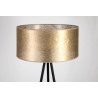 Lampadaire NEVOA E27 - noir / or 