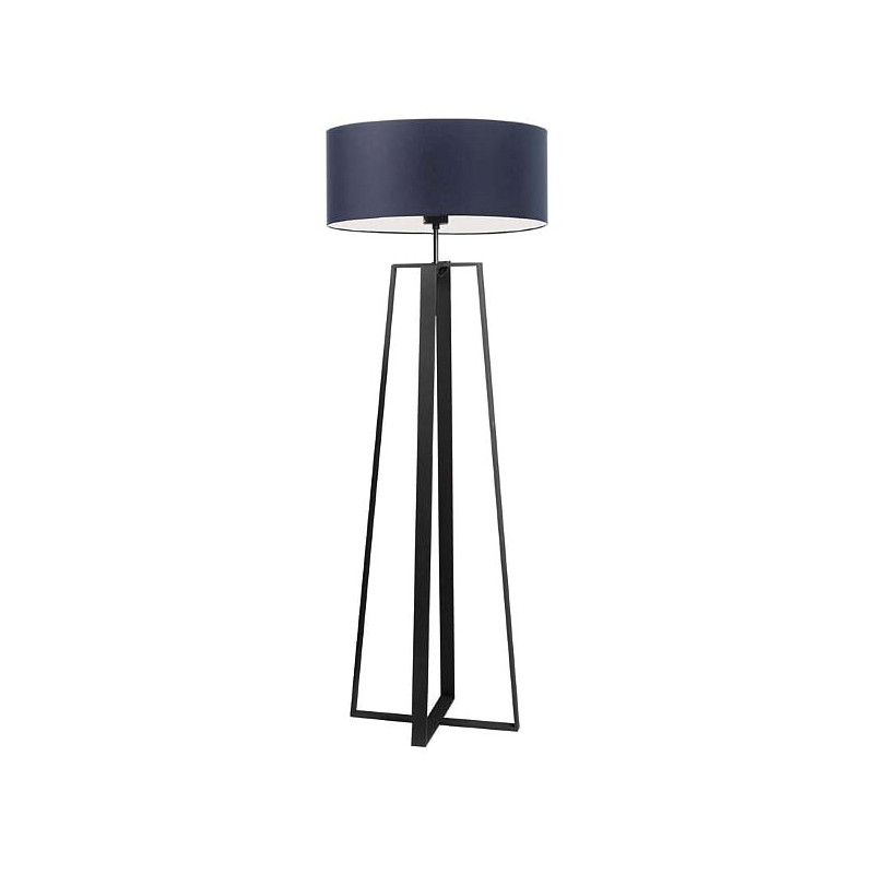 Lampadaire MOSS E27 - noir / bleu marine 