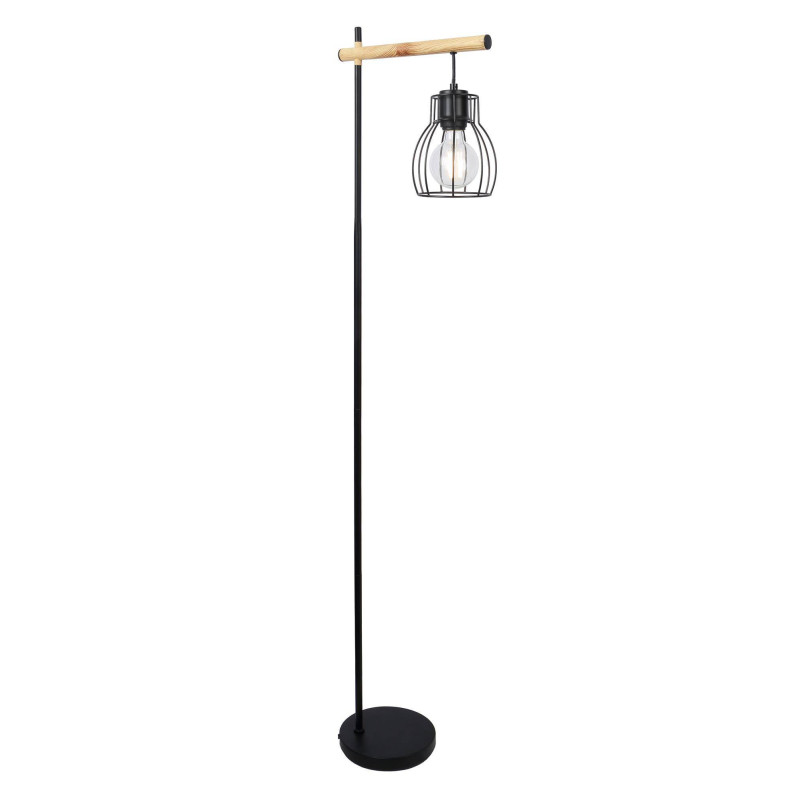 Lampadaire BERNITA E27 - noir 