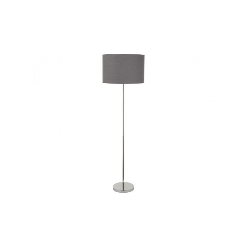 Lampadaire HOTEL E27 - gris / chrome 