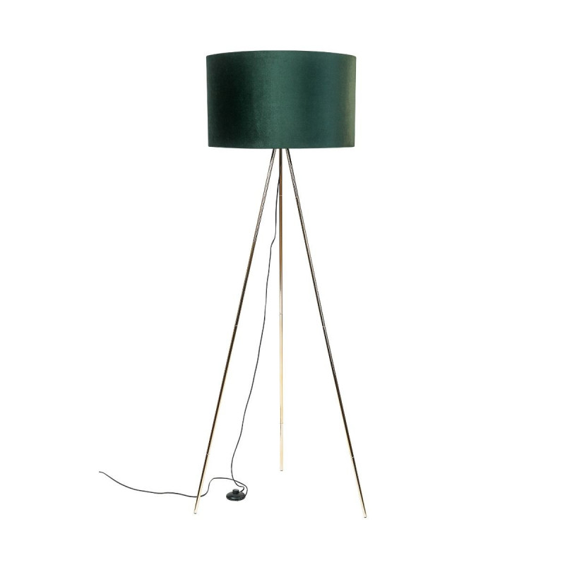 Lampadaire INGA E27 - vert / or 