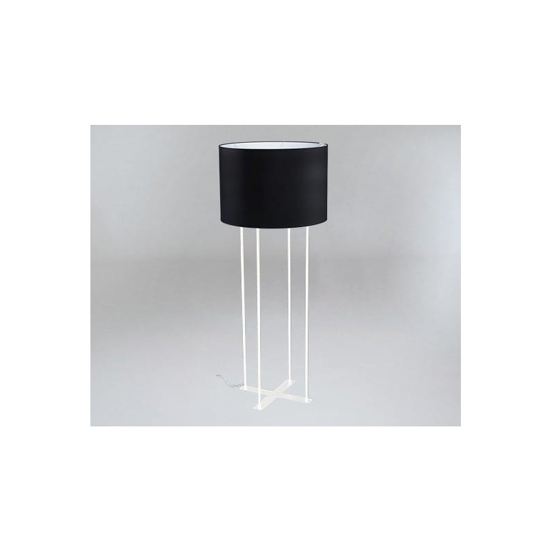 Lampadaire DOHAR BONAR E27 - blanc / noir 