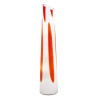 Lampadaire POLONIA 2xE27 - opale / rouge 