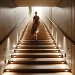 éclairage d'escalier design