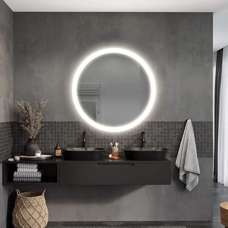 miroir lumineux design