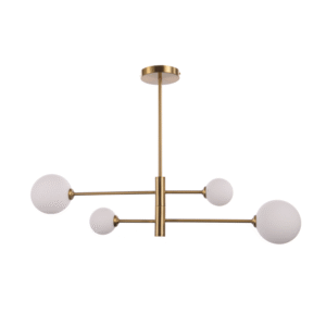 Le titre du produit en français serait : "Lustre DORADO 4xG9 - doré