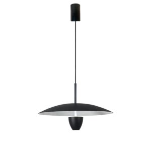 Le titre du produit traduit en français est : "Lampe suspendue UFO S LED 8W CCT 3000K/4000K/6000K - noir