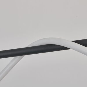 Lustre suspendu MELECA M avec serpent LED 36W CCT 3000/4000/6000K - noir