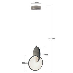 Plafonnier Circlo 1 LED 8W CCT 3000K/4000K/6000K - chrome