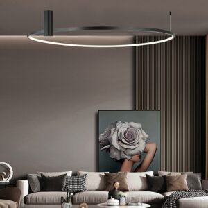 Plafonnier RING L LED 49W CCT 3000/4000/6000K - noir