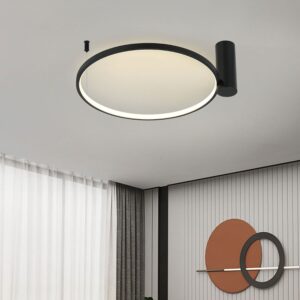 Plafonnier RING L LED 49W CCT 3000/4000/6000K - noir