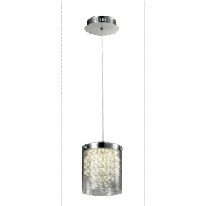 Plafonnier suspendu CANTOS 1 LED 6W 4000K - chrome