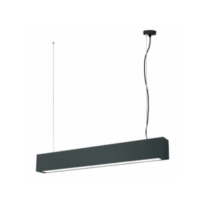Plafonnier suspendu IBROS LED 18W moyenne, couleur CCT variable - noir