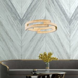 Plafonnier suspendu LED TARJA 3000-4000-6000K doré