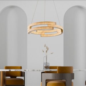 Plafonnier suspendu LED TARJA 3000-4000-6000K doré