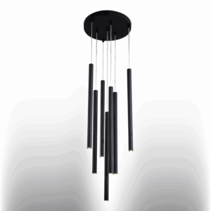 Plafonnier suspendu LUNGO 7xG9 - noir