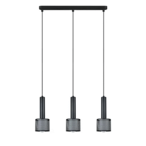 Suspension AMO 3xE27 - noir